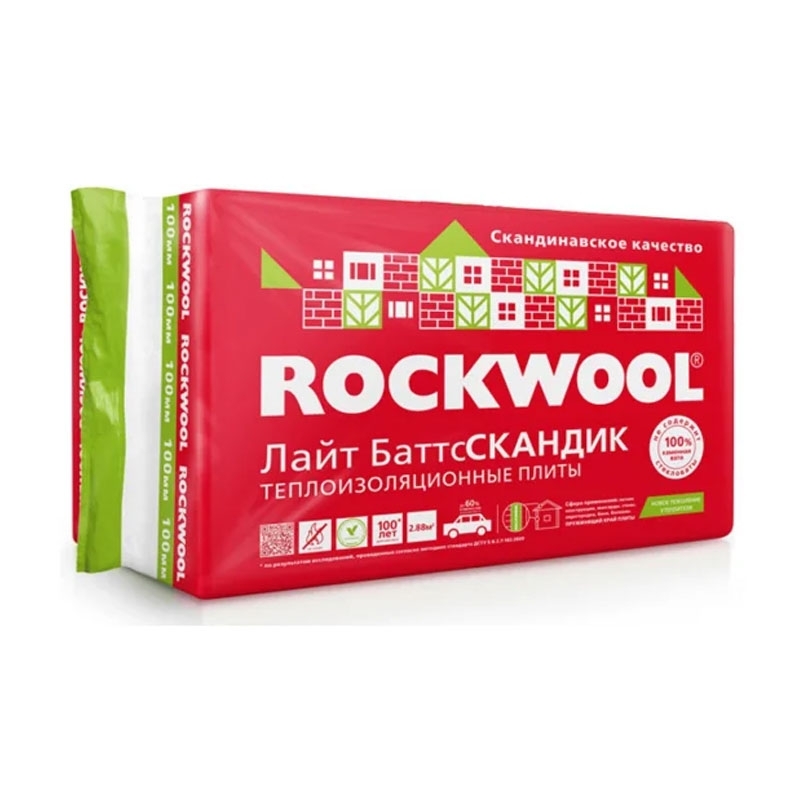 утеплитель rockwool 800х600 100 мм